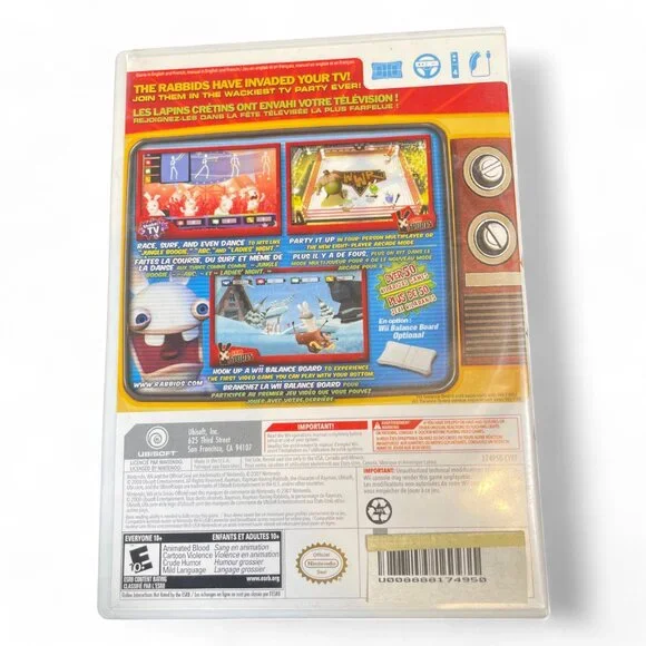 Rayman Raving Rabbids: TV Party (Nintendo Wii) — Complete Pre-Owned Game - Picture 5 of 5